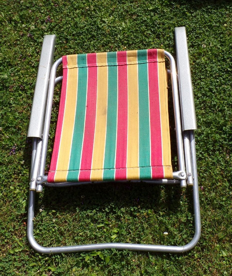 DDR Campingstuhl Klappstuhl Stuhl Retro Look 