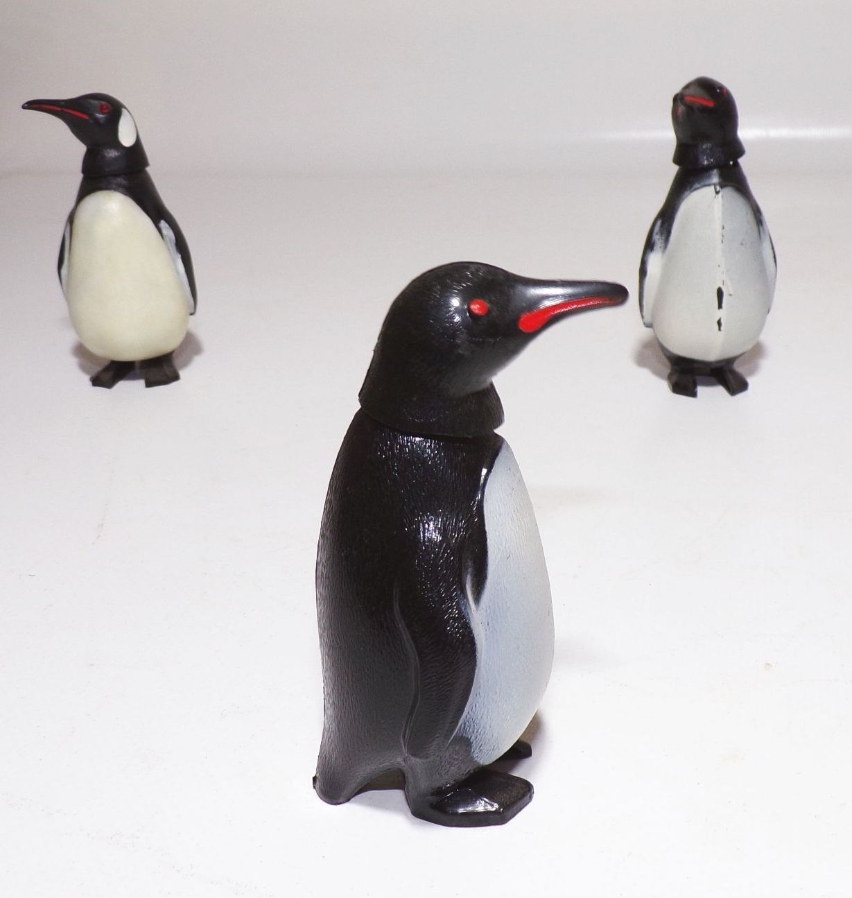 Alter Wackelkopf Pinguin Wackelfigur Figur Vogel Spielzeug 1960er 