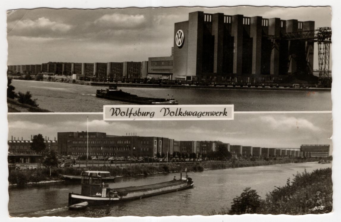 Ak Wolfsburg Volkswagenwerk 1956