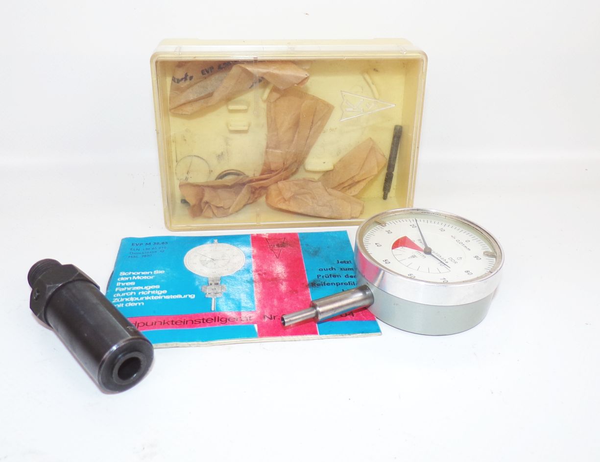 Zündpunkteinstellgerät 1976 DDR Messuhr Zündpunkt Simson Trabant Oldtimer