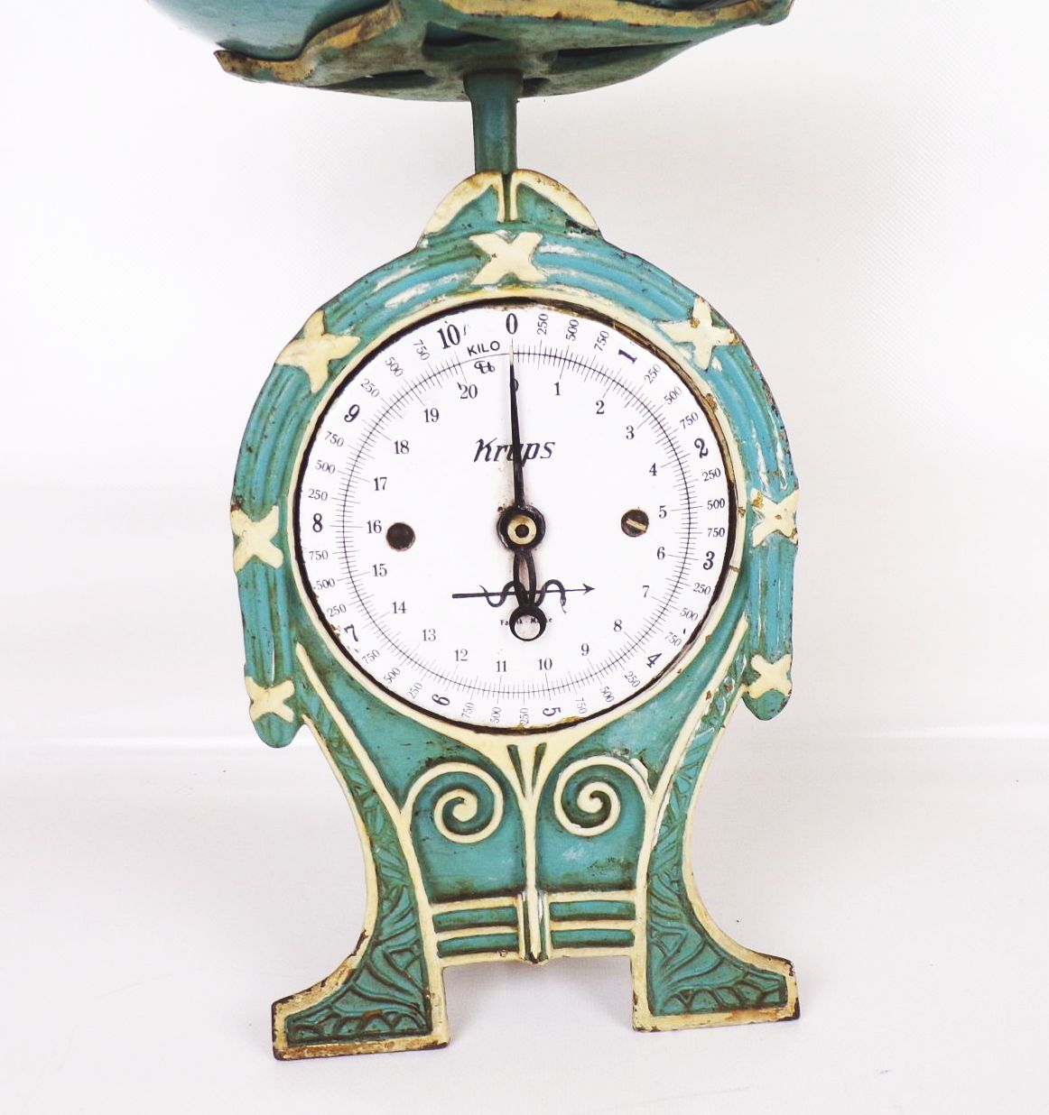 Alte Krups Tellerwaage antike Waage Jugendstil Küchenwaage Deko Alte Krups Tellerwaage antike Waage Jugendstil Küchenwaage Deko