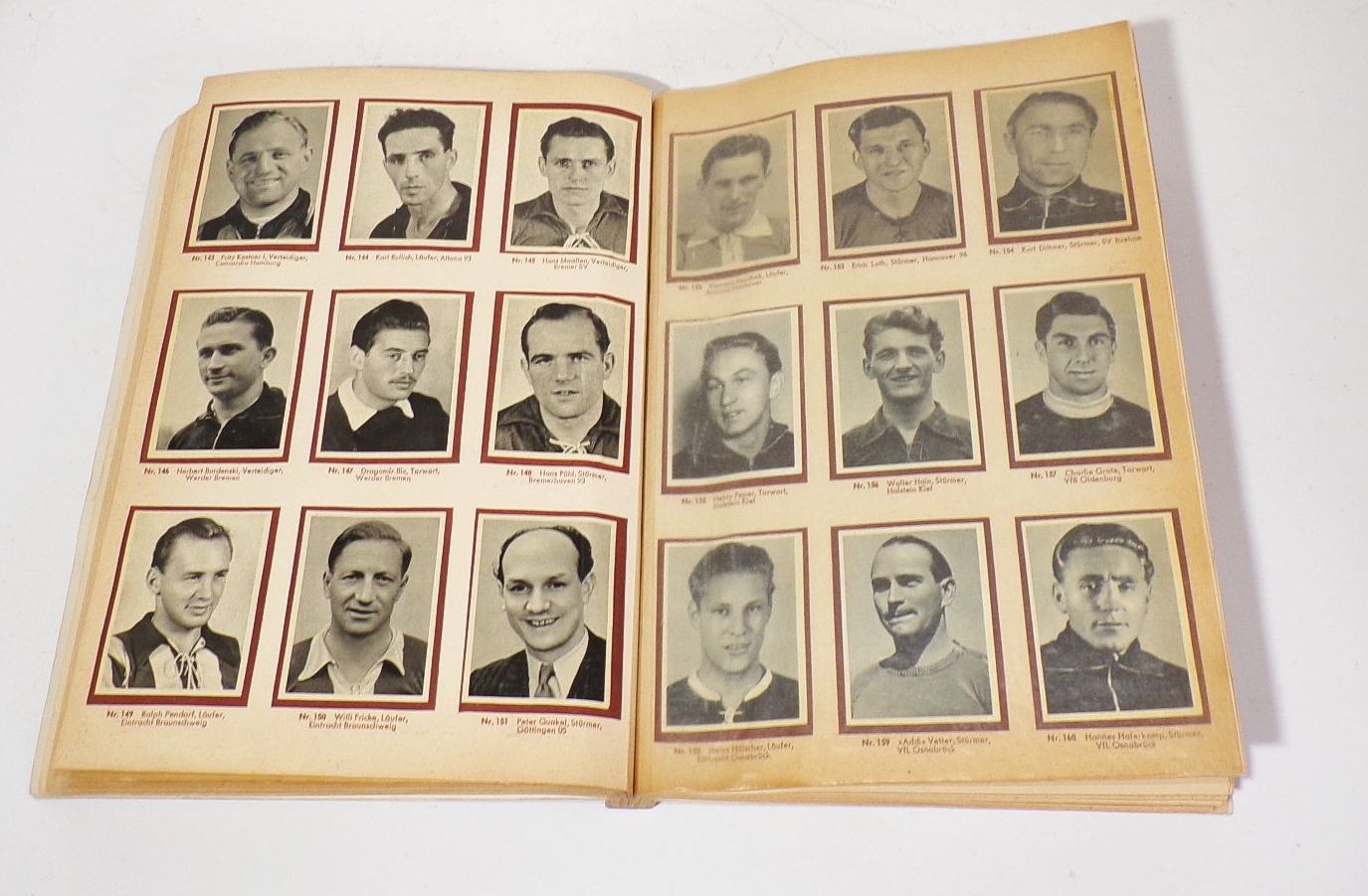 Fussball ganz groß Kosmos Sammelbilder Album trading cards 1951 komplett
