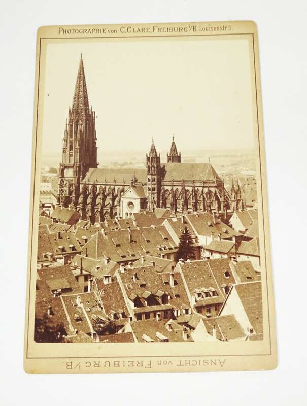 Foto Freiburg Breisgazu 1890er Clare Kabinettfoto 