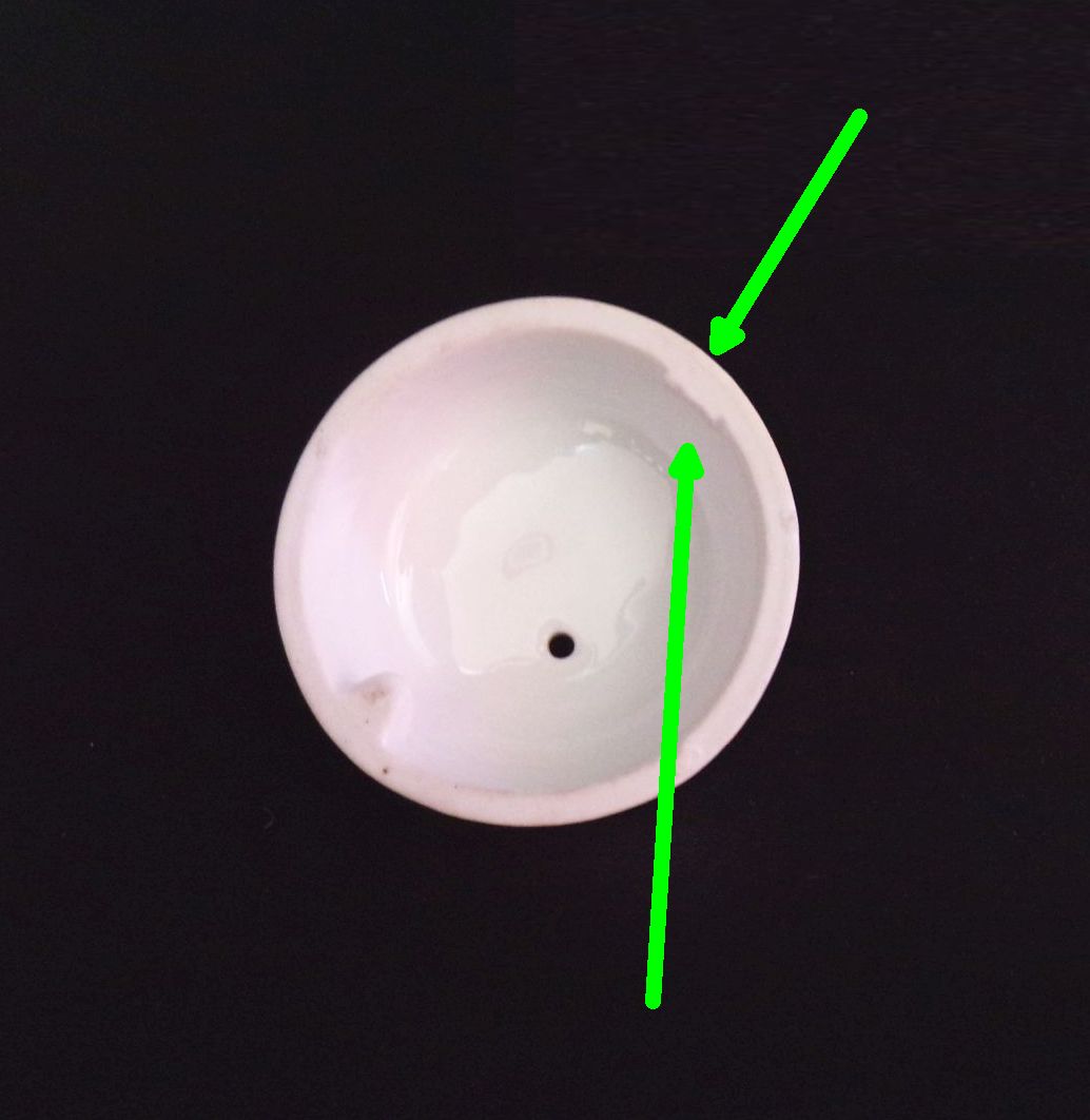 Alte Meissen Kakaokanne blau weiß Blumen Knaufzeit 2 Wahl Kännchen