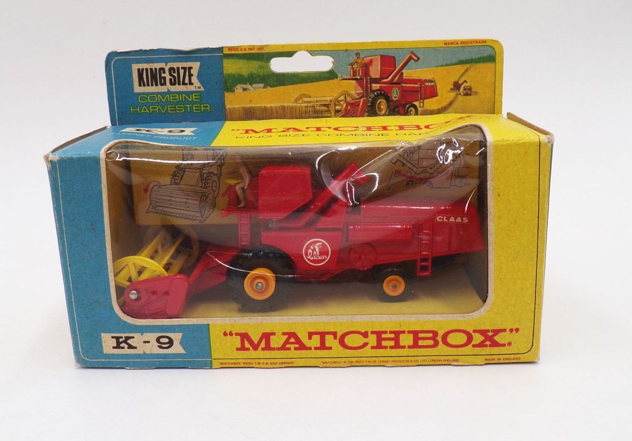 Matchbox Combine Harvester K-9 King Size in OVP 