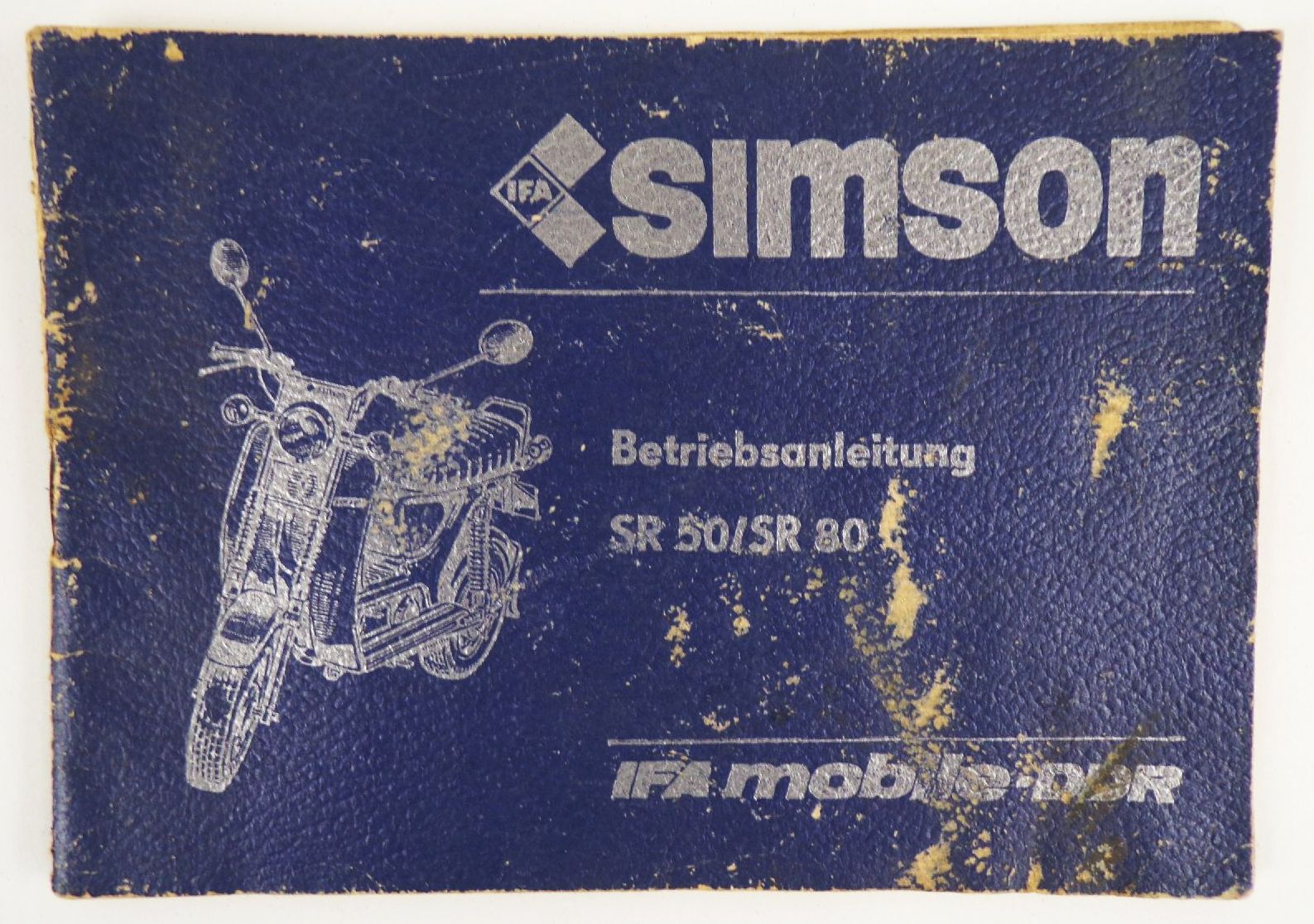 Betriebsanleitung Simson SR50 SR80 ifa Mobile DDR 1985 original