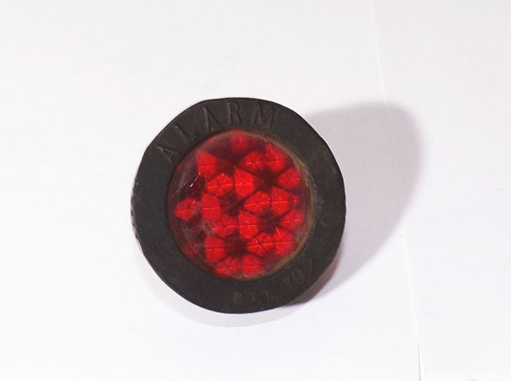 Alter Alarm Rückstrahler Fahrrad Etold Baessler Zeitz 1930er bicycle