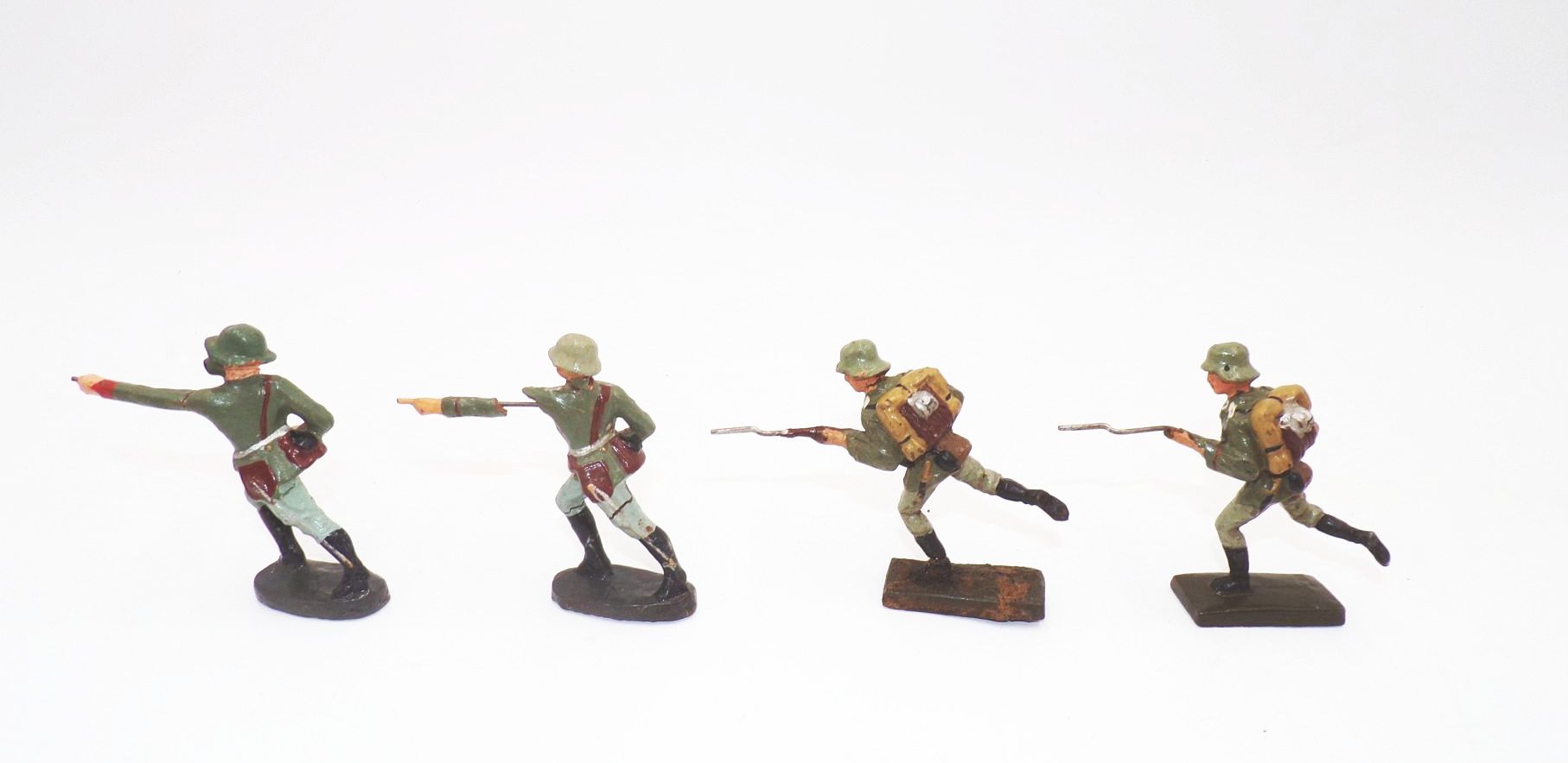 Konvolut Elastolin Soldaten Schützen 2 Wk WW2 Massefiguren Konvolut Elastolin Soldaten Schützen 2 Wk WW2 Massefiguren