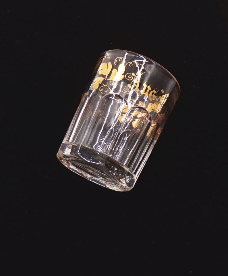 Altes Andenkenglas Aus Flinsberg Schlesien Polen um 1910 Antik Glas