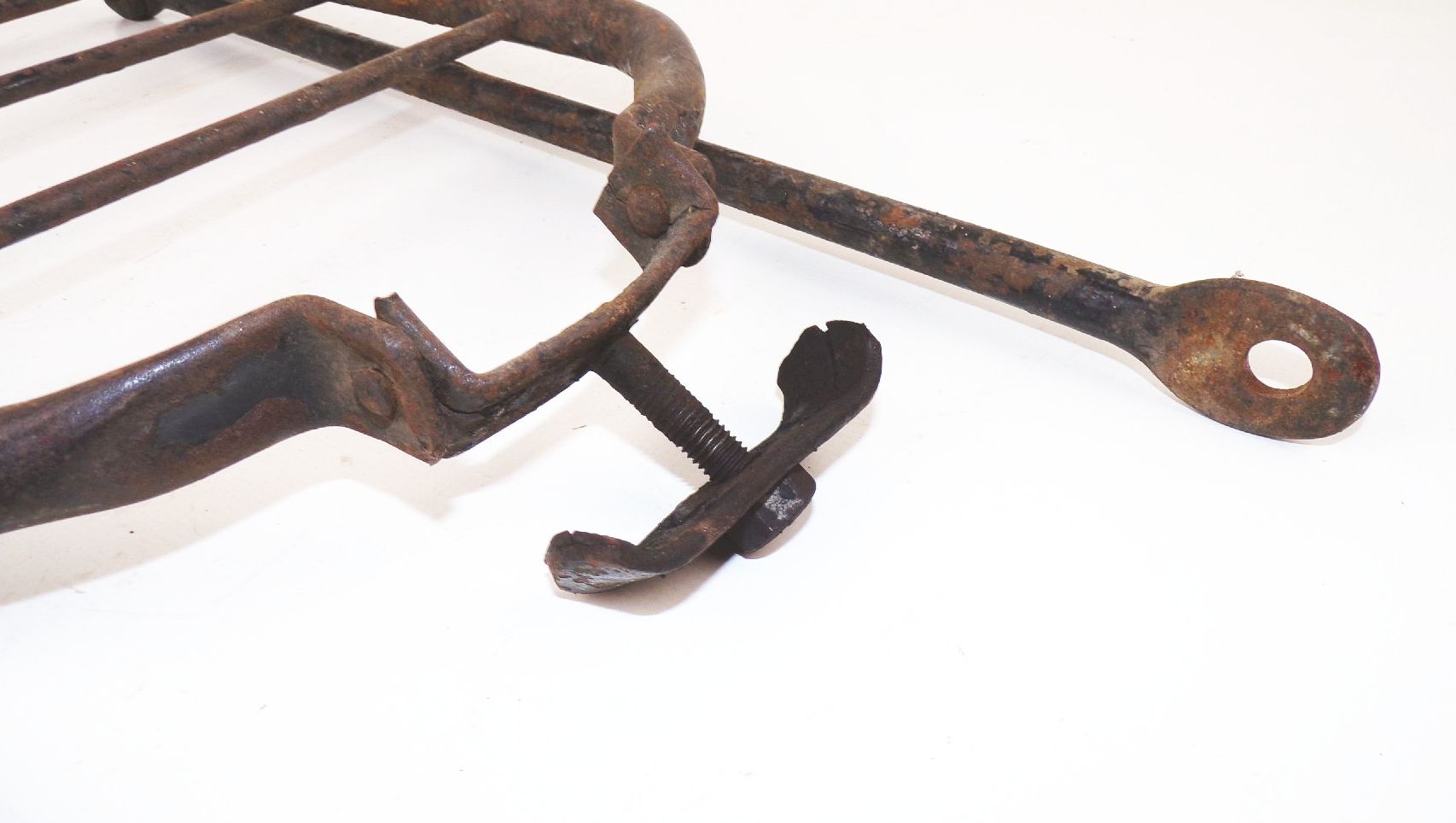 Alter Motorrad Gepäckträger Vorkrieg Oldtimer 