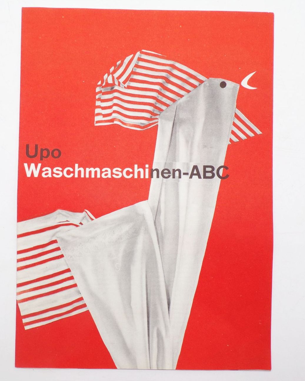 Prospekt Upo Waschmaschinen ABC Finnland Reklame Sammler 