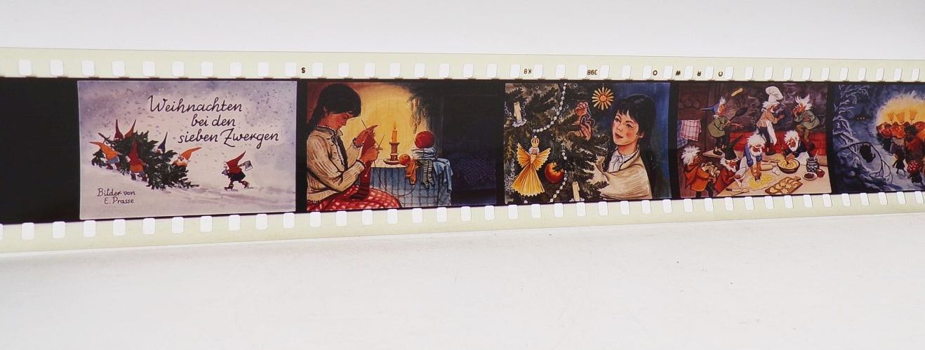 Alter Rollfilm Weihnachten bei den sieben Zwergen Bilder von E Prasse