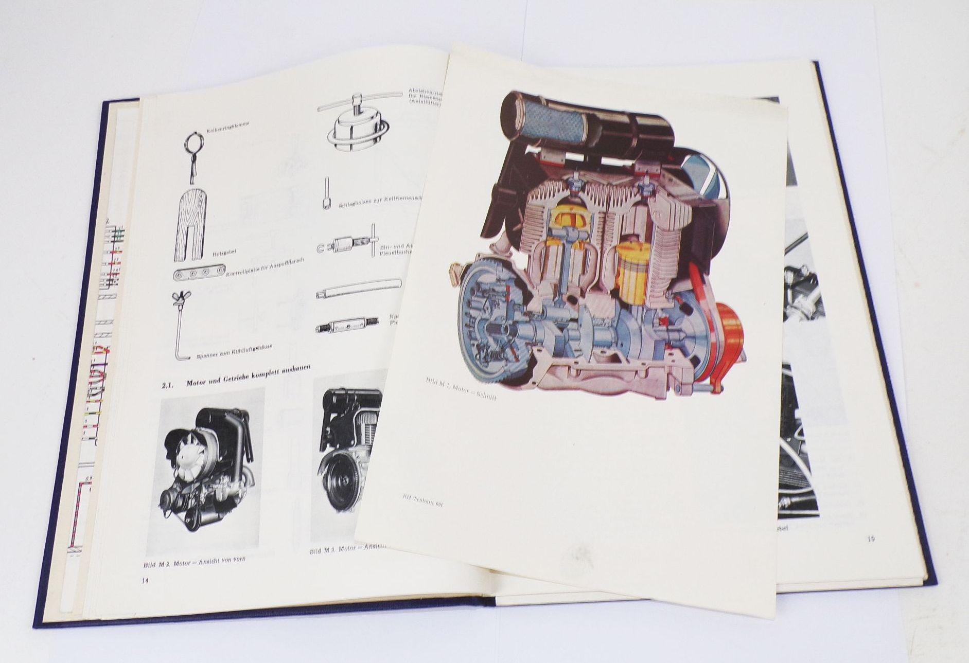 Trabant 601 Reparaturhandbuch DDR 1976 mit Farbtafeln