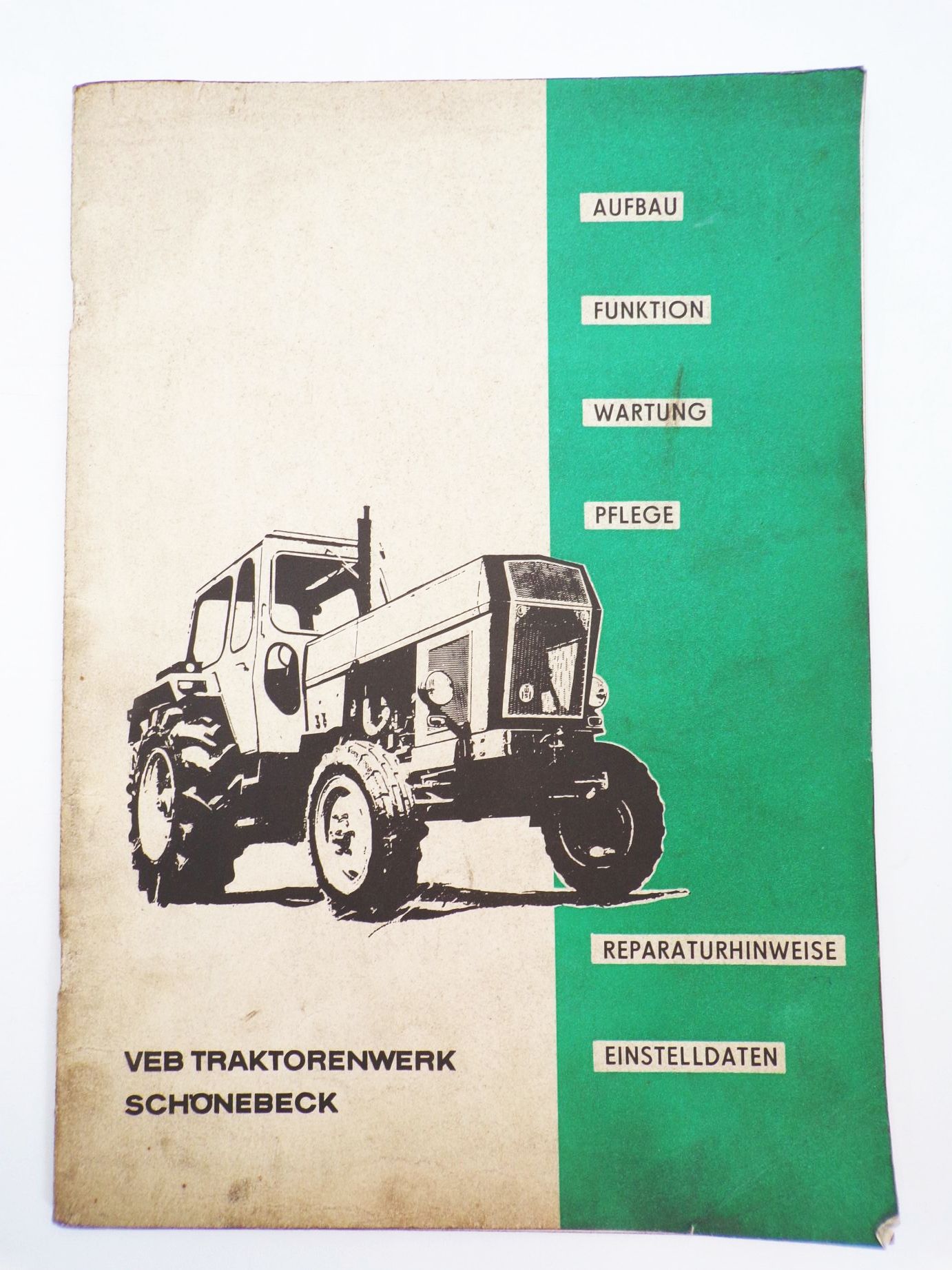 Traktor ZT300 ZT303 ZT304 Aufbau Wartung Pflege Funktion Reparaturhinweise