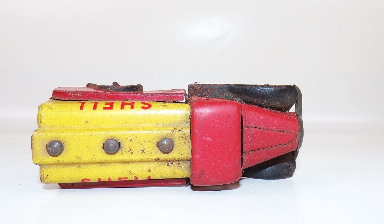 Gnom Shell Auto Transporter LKW Truck Blechspielzeug 1930 er Lehmann