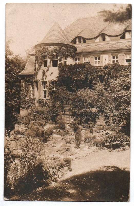 Foto Ak Berlin Dahlen Villa 1920er schöner Garten