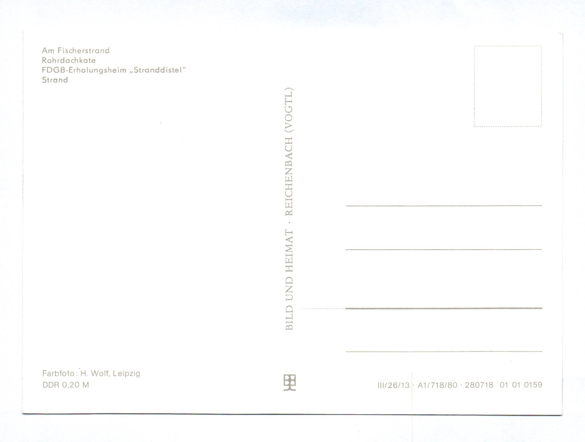 Ak Ostseebad Zingst Am Fischerstrand DDR Erholungsheim Stranddistel Ak Ostseebad Zingst Am Fischerstrand DDR Erholungsheim Stranddistel