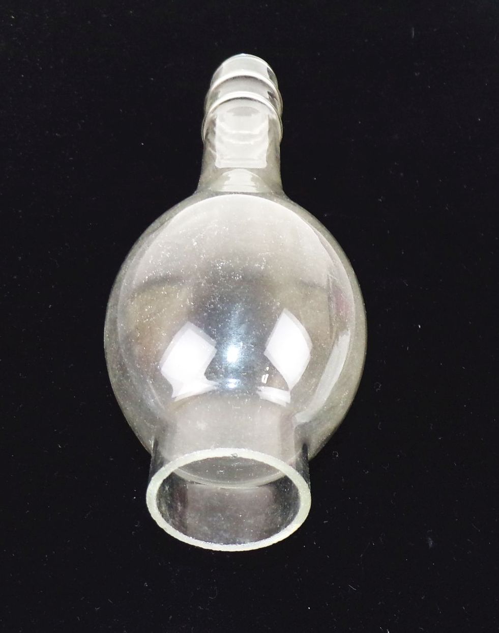 Altes Glaszylinder Aufnahme 40 mm Öllampe Petroleumlampe Brenner Ersatzglas