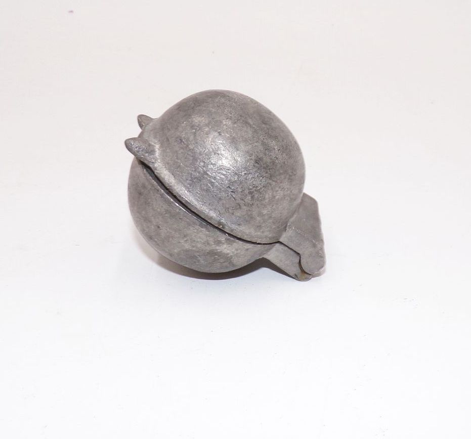 Vintage Konditorform Limette Zitrusfrucht Form aus Zinn Marzipanform 
