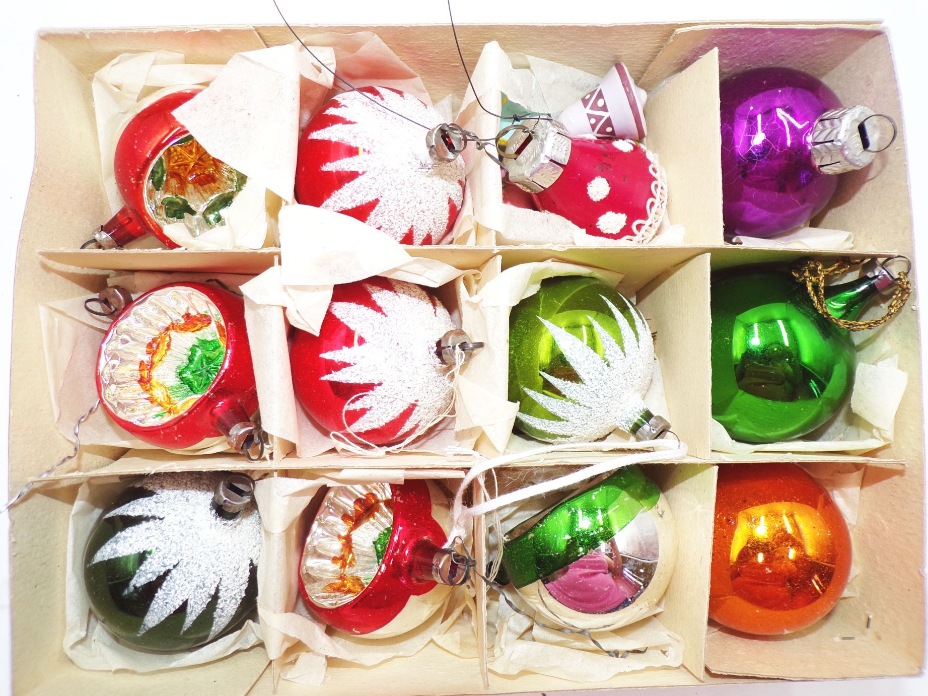 Alter Christbaumschmuck Baumschmuck Glas Lauscha Reflexkugeln Kugeln Alter Christbaumschmuck Baumschmuck Glas Lauscha Reflexkugeln Kugeln