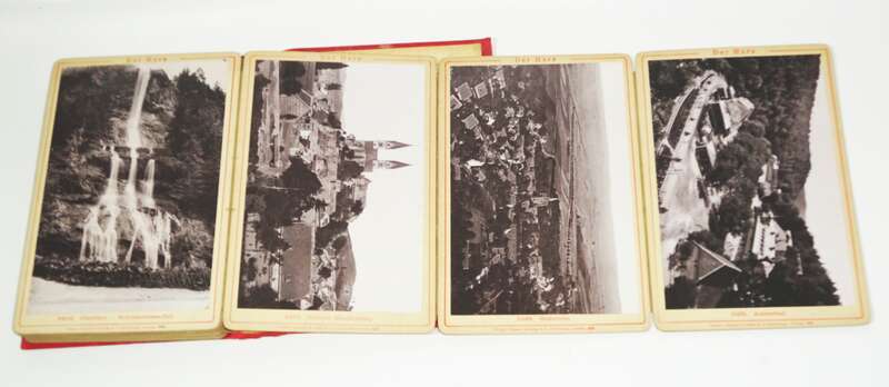 Leporello Harz 1892 1893 Römmer Jonas Hofphotographen Dresden Foto Ansichten 