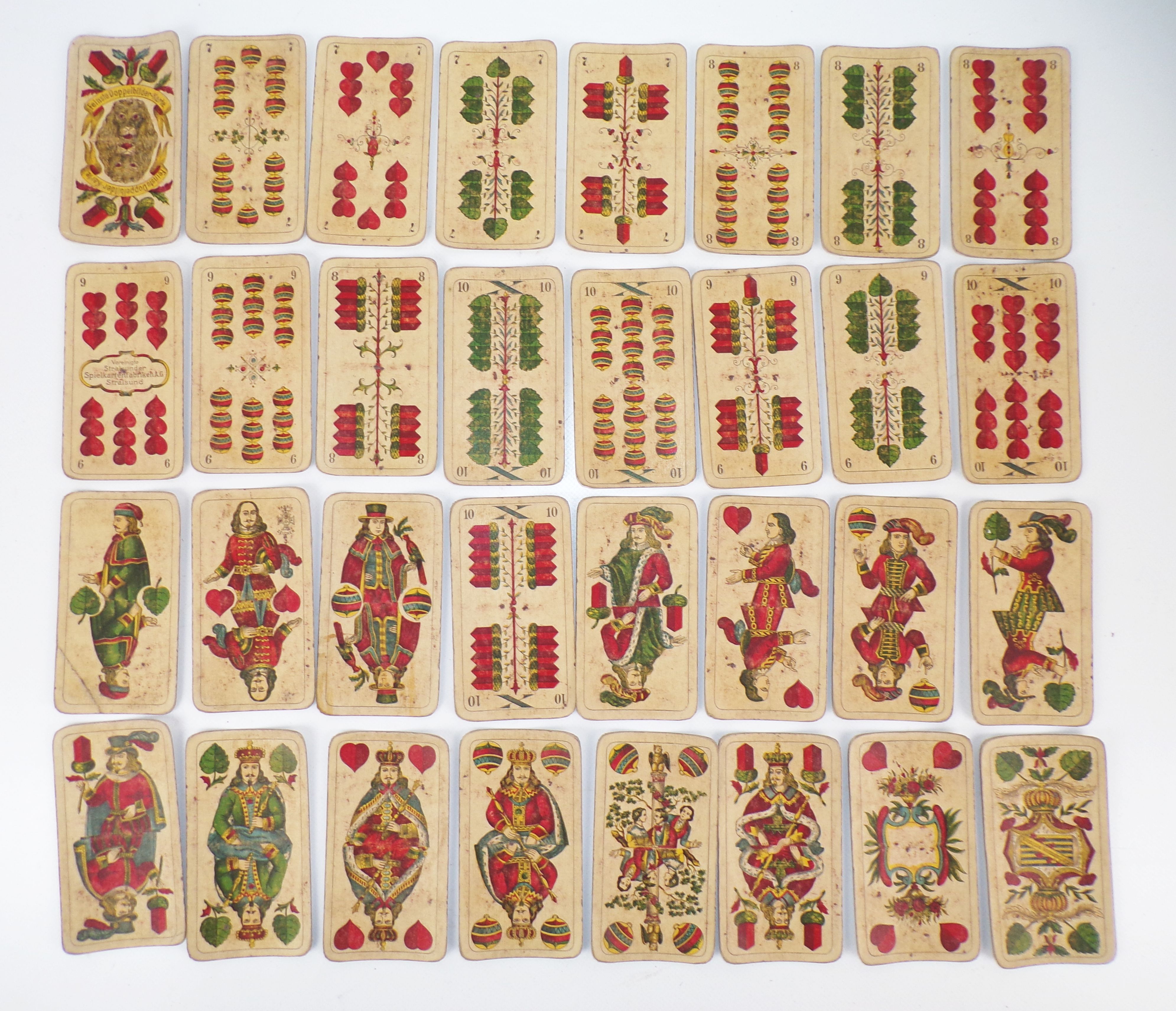 Altes Reklame Kartenspiel Gräfin Mariza Zigarette Jasmatzi Dresden 1930er 