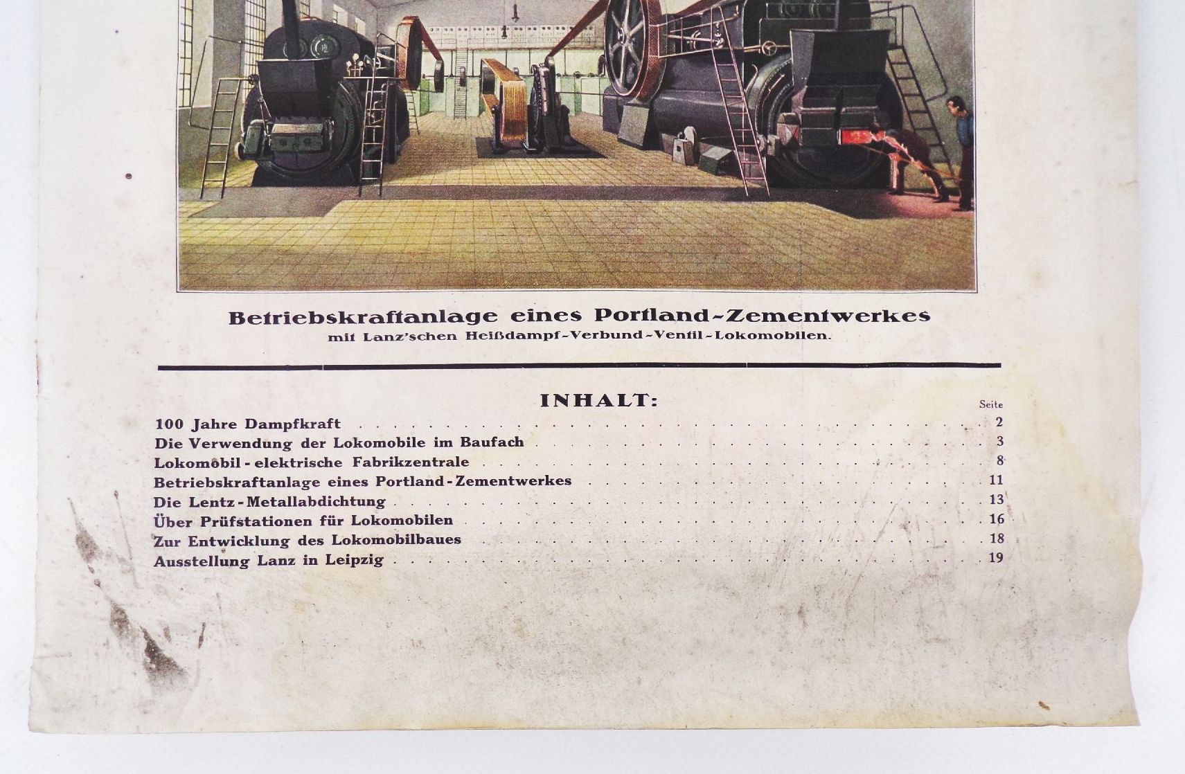 Mitteilungen über Lokomobilen Heinrich Lanz Mannheim Nr 10 Mai 1913 Rarität 