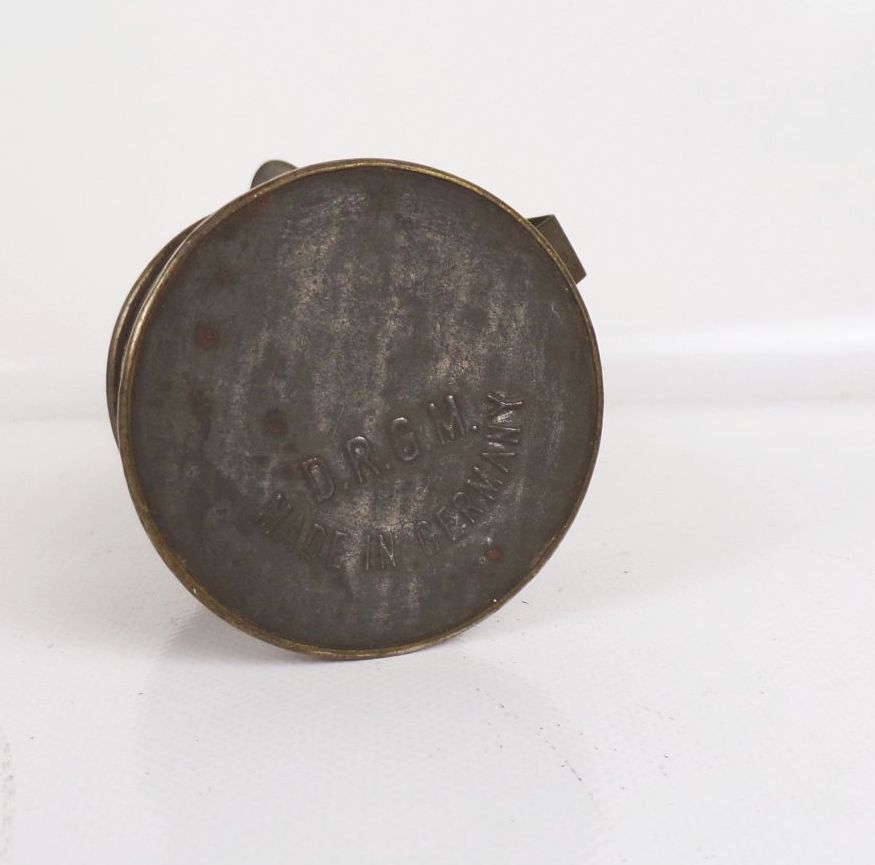 Kleine Petroleumlampe Perkbo DRGM Glaszylinder Laterne Vintage Deko 