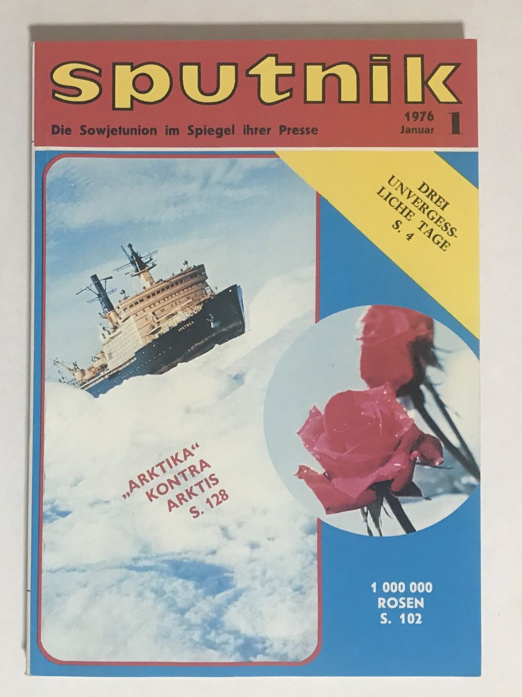 Sputnik Hefte UDSSR Bücher verschiedene Jahrgänge 1971 bis 1976