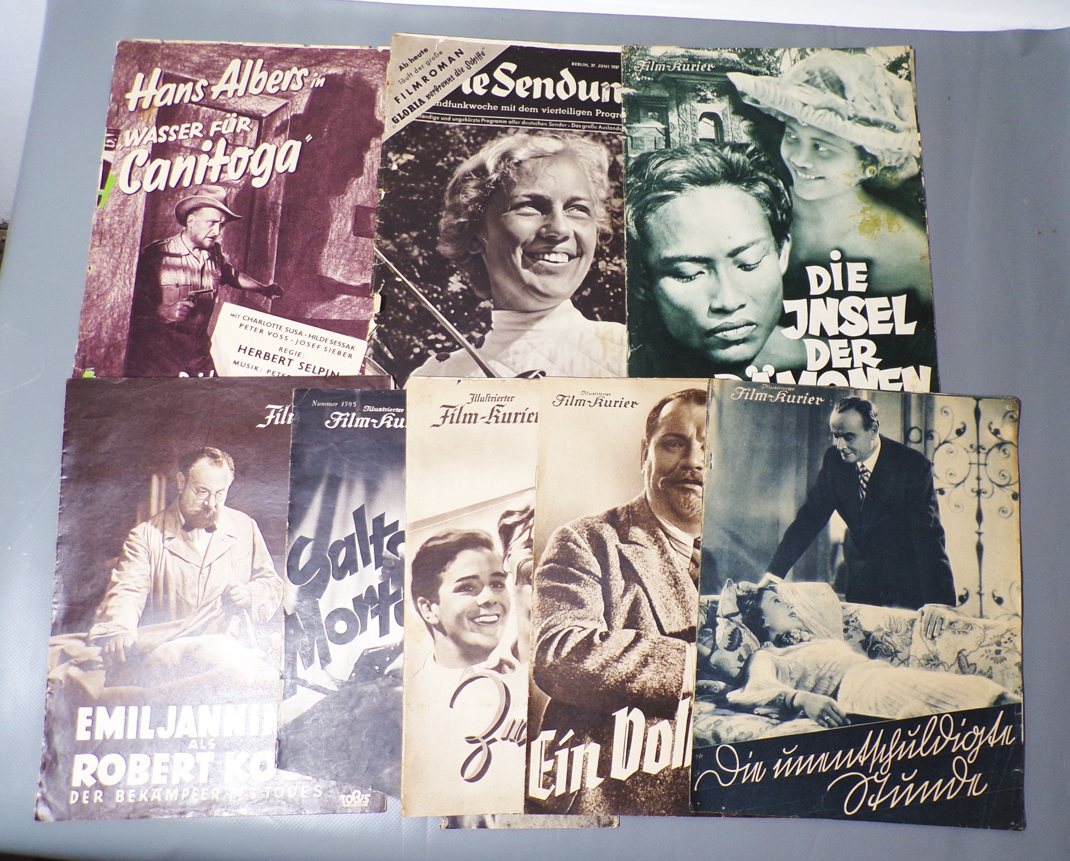 Filmprogramme Zeitschriften IFK Ufa Progress Konvolut 