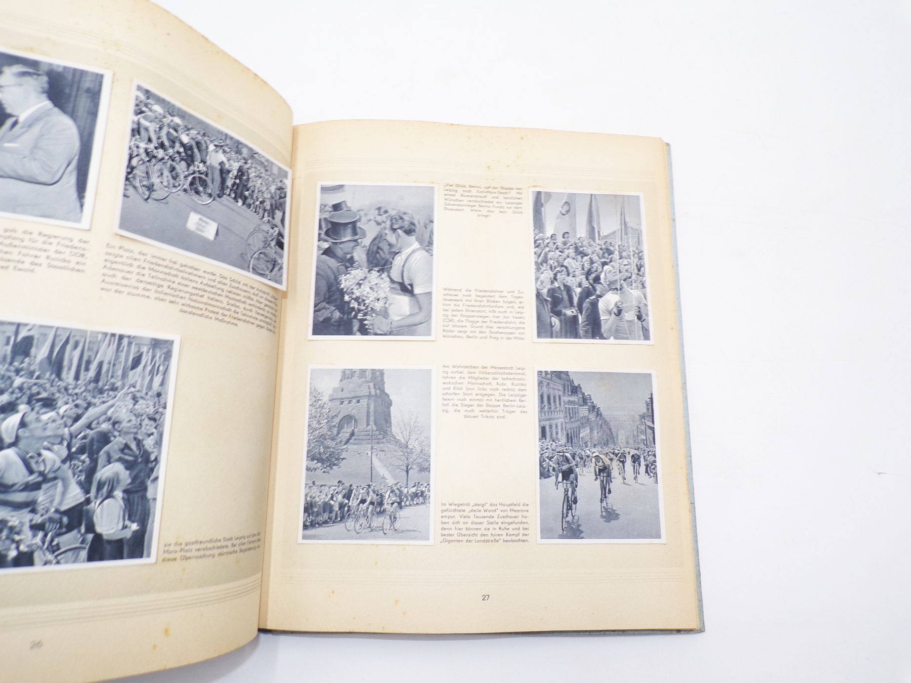 Sammelbilderalbum VII Internationale Friedensfahrt Warschau Berlin Prag 1954 Sammelbilderalbum VII Internationale Friedensfahrt Warschau Berlin Prag 1954