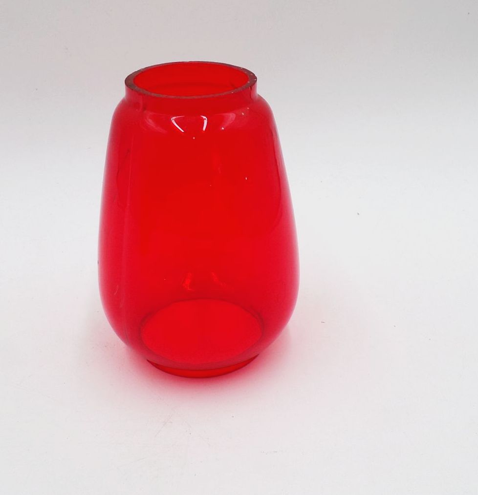 Altes Feuerhand Lampenglas Rot Ersatzglas Lampenschirm Deko Altes Feuerhand Lampenglas Rot Ersatzglas Lampenschirm Deko