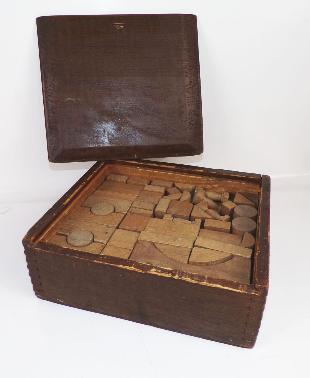 Alter Holzbaukasten Vintage