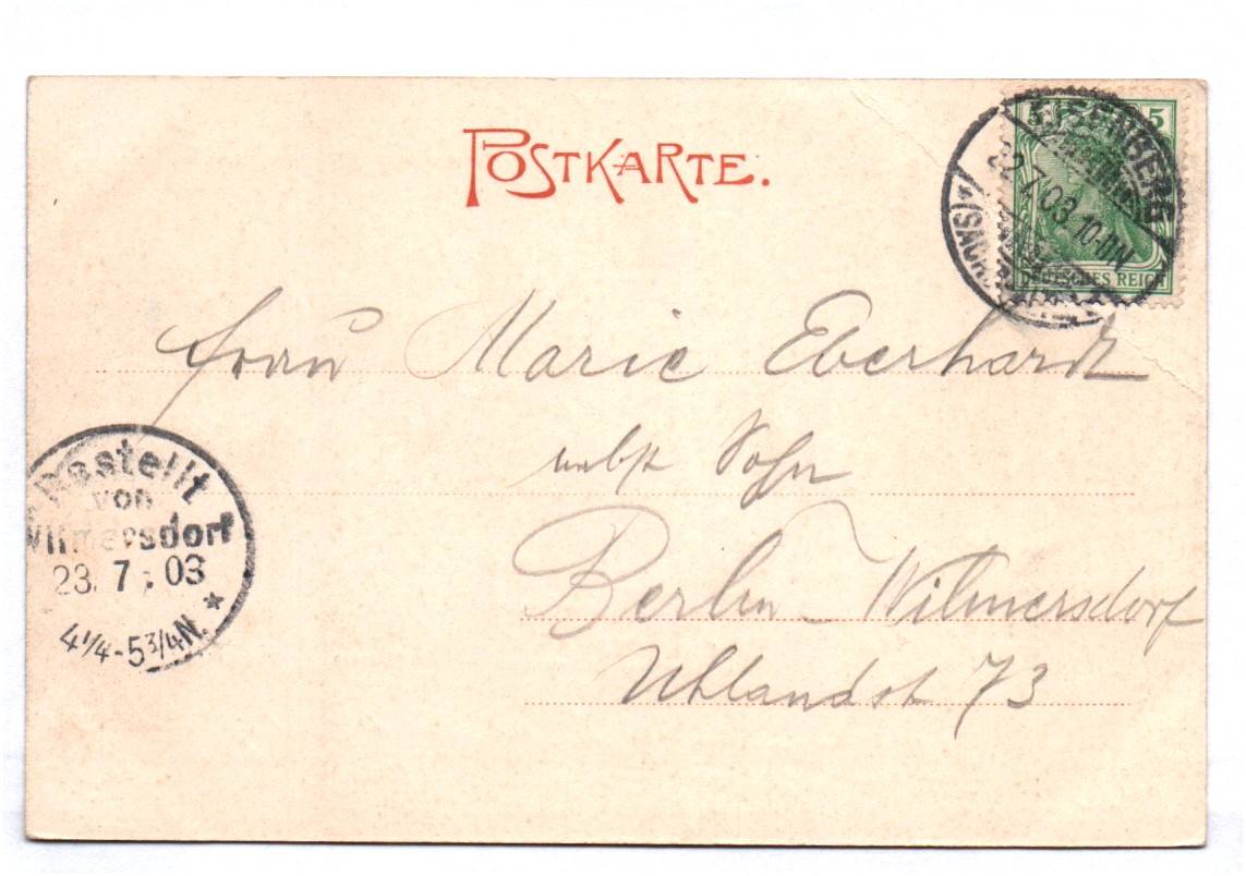 Litho Ak Eisenberg S A von Süden Trenkler koloriert 1903