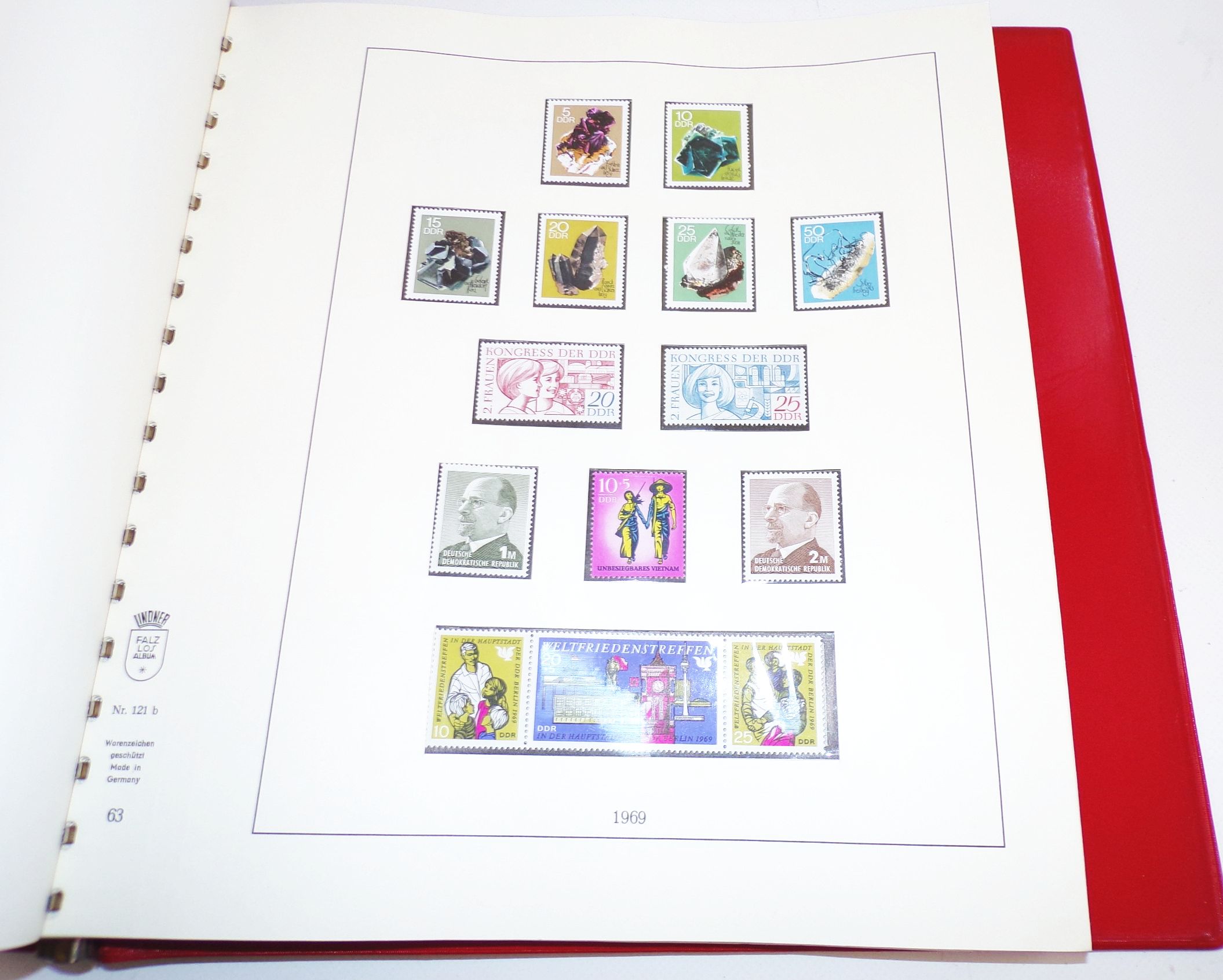 DDR Briefmarken 3 Alben Sammlung postfrisch und gestempelt