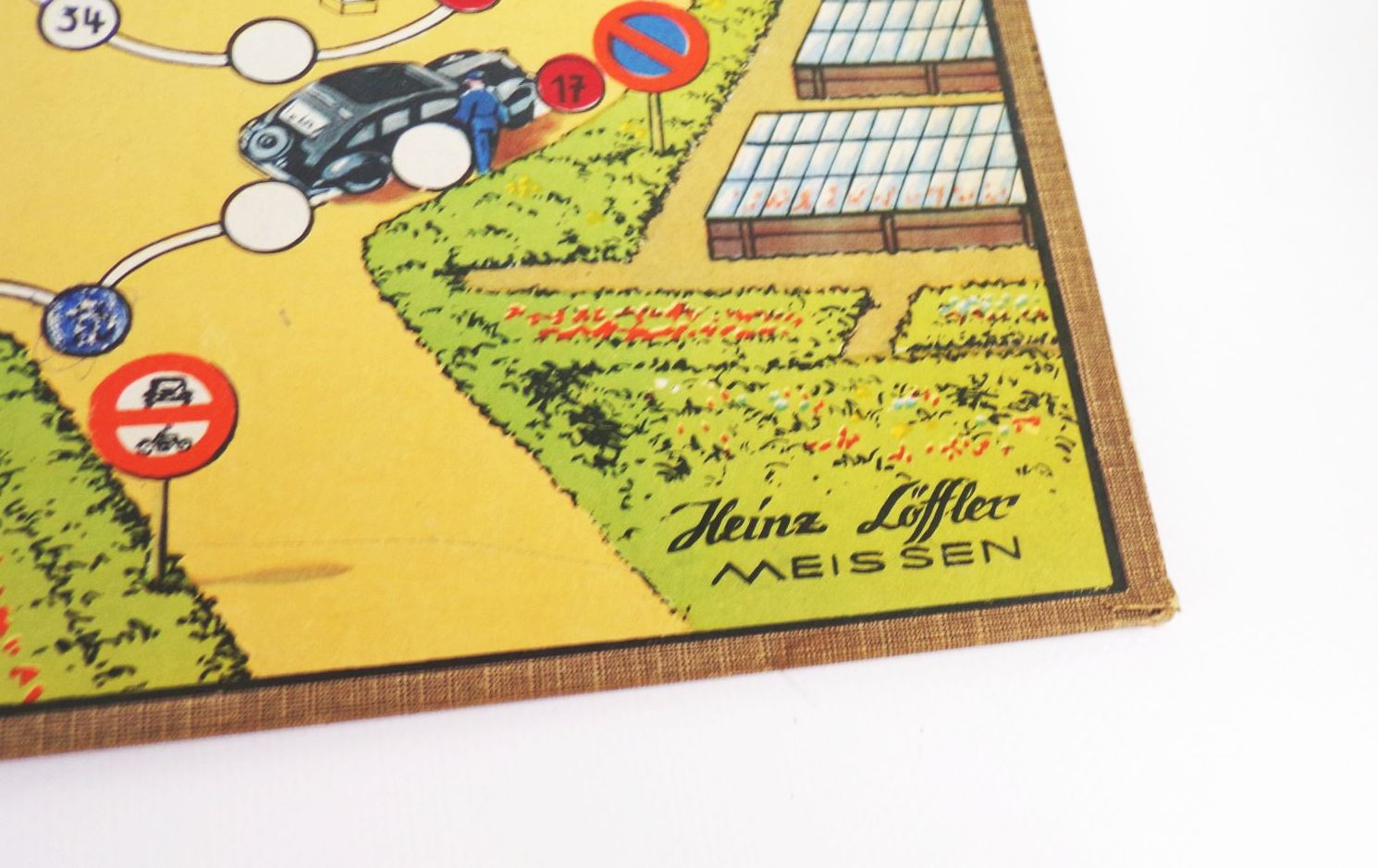 Brettspiel Die Fahrschule Würfelspiel Heinz Löffler Meissen 1956 DDR Brettspiel Die Fahrschule Würfelspiel Heinz Löffler Meissen 1956 DDR
