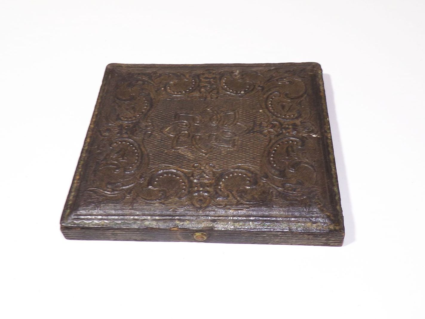 Ambrotypie Fotografie Familie um 1860 koloriert Foto