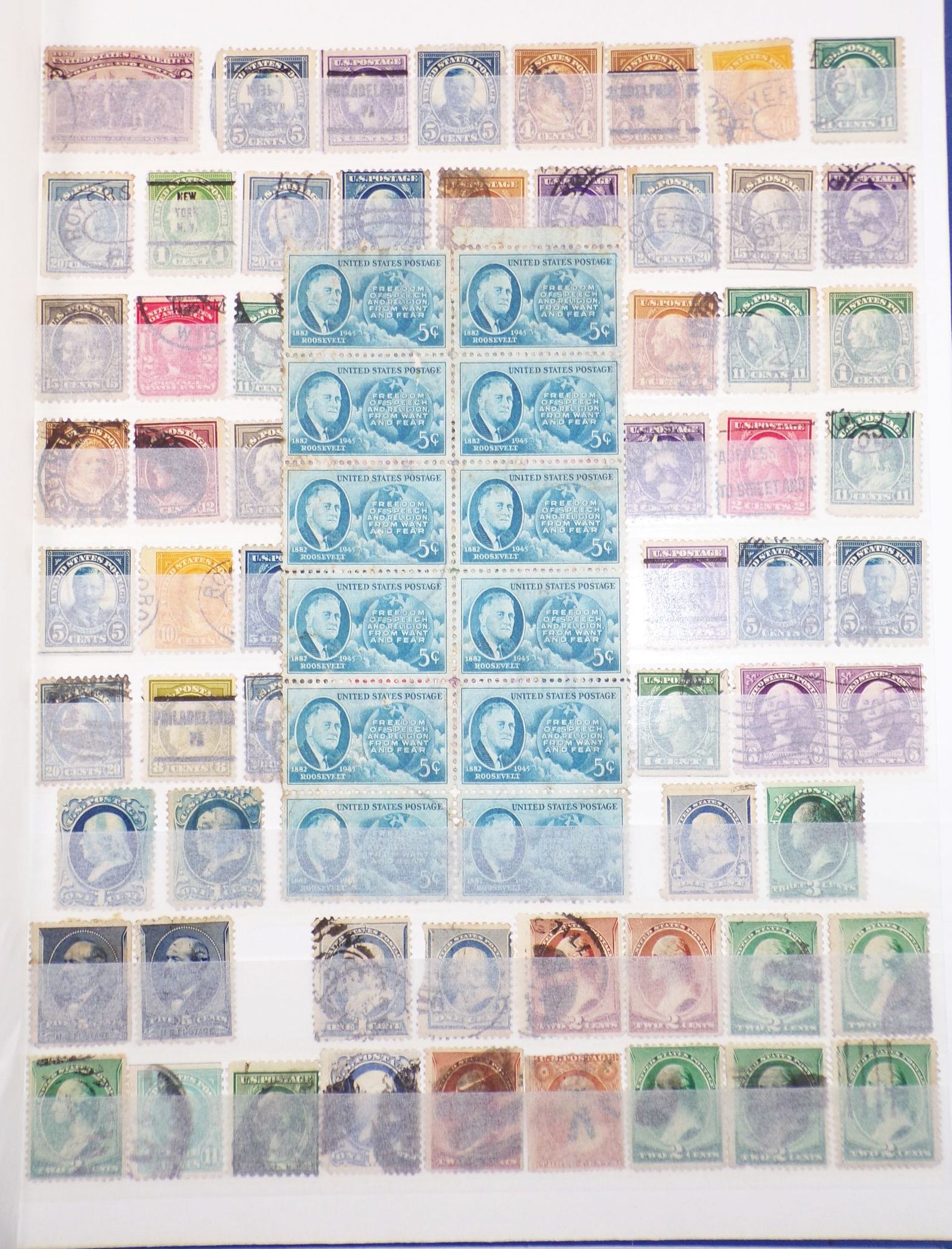 USA Briefmarken Konvolut Briefe