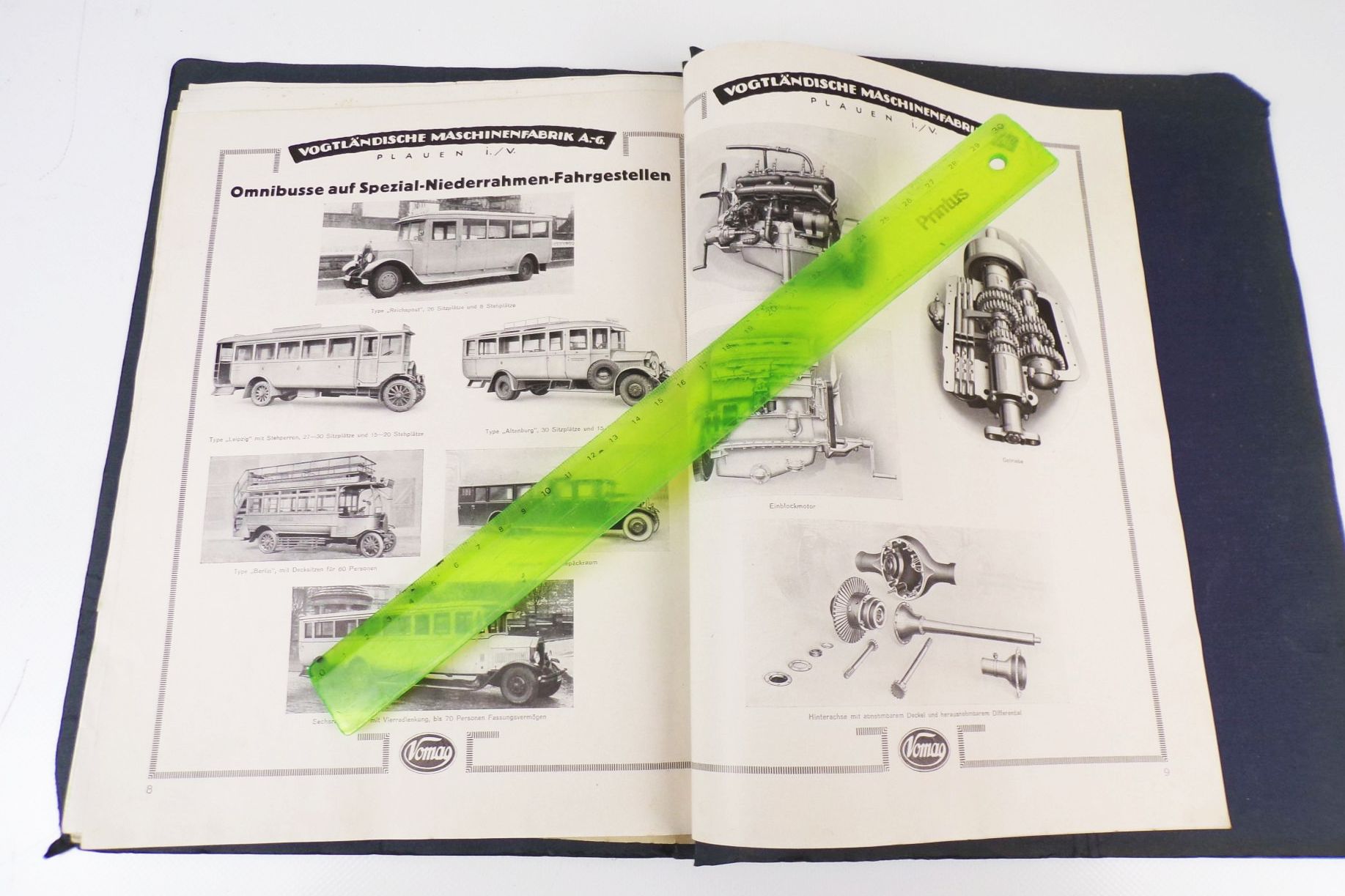 Vomag Plauen Automobil Lastkraftwagen Angebot 1927 Fotos Prospekte