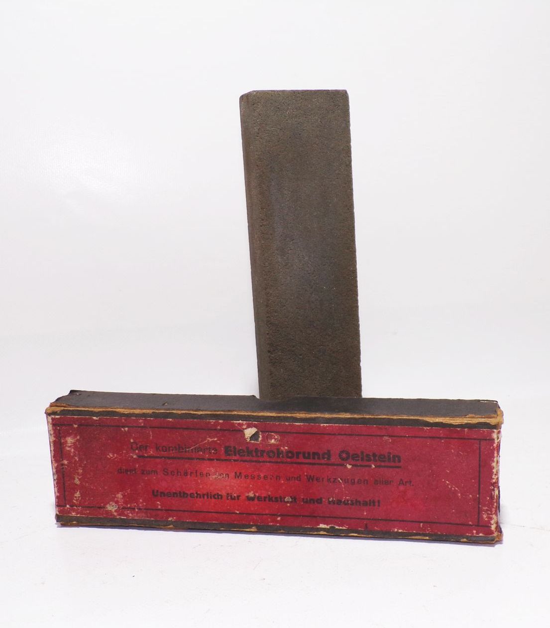 Elektrokorund Ölstein Abziehstein Schleifstein 