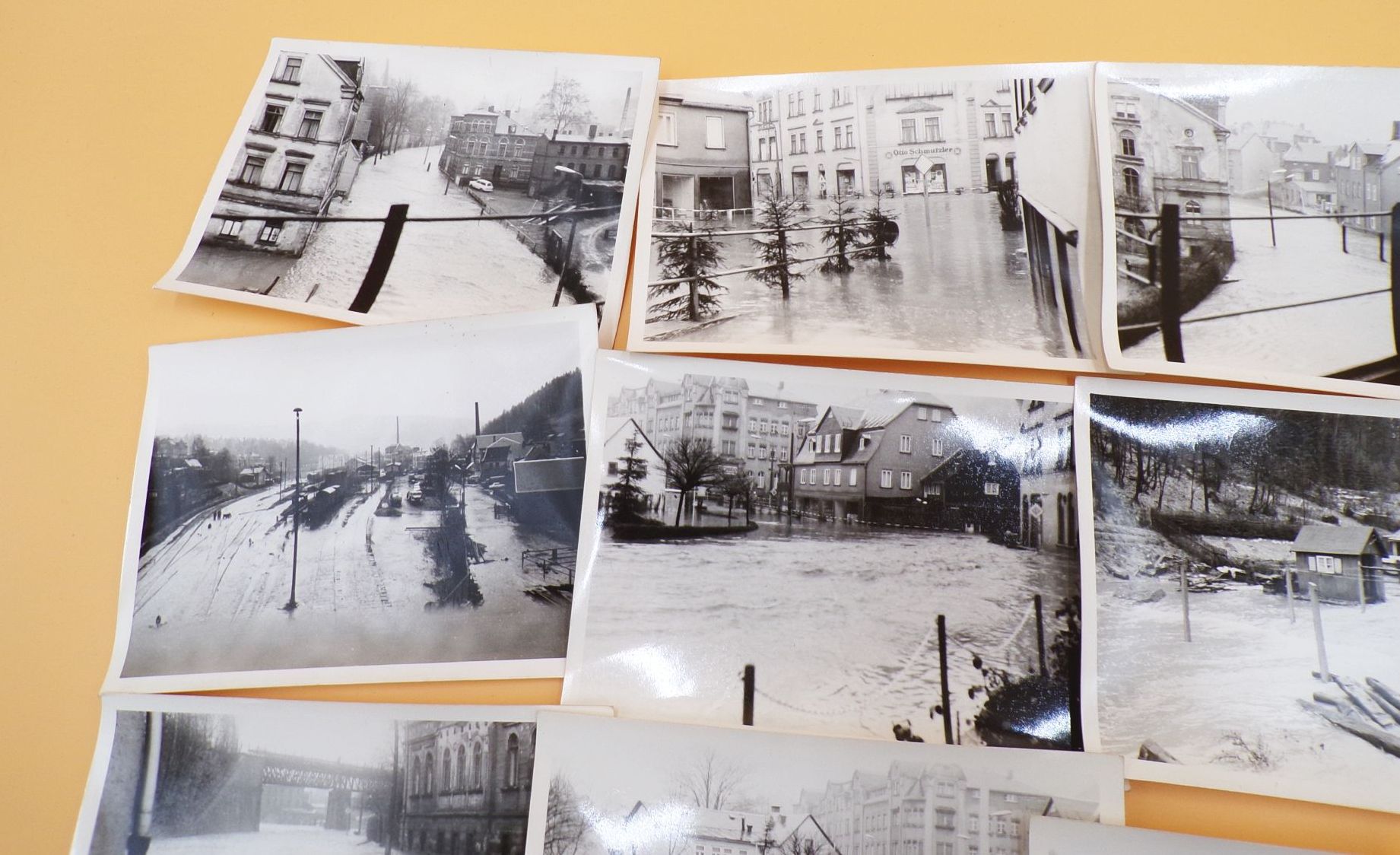 Foto Konvolut Hochwasser wohl Klingenthal DDR 