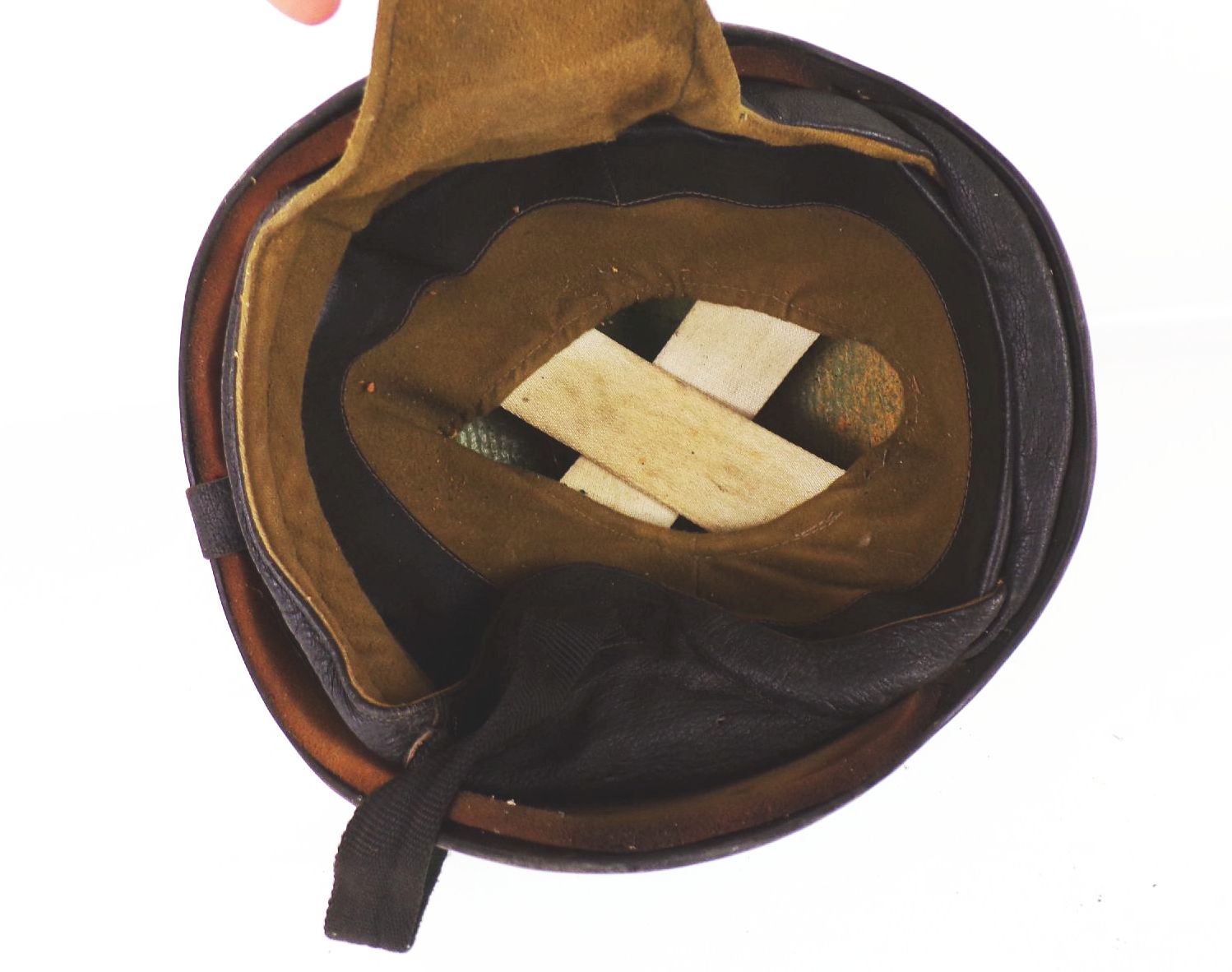 Halbschale Mopedhelm Grün Größe 54 Sturzhelm DDR Brille