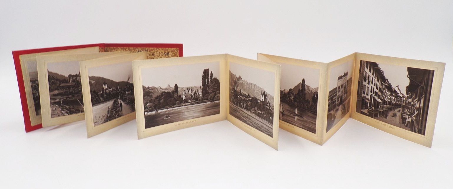 Album von Thun Schweiz um 1900 Leporello