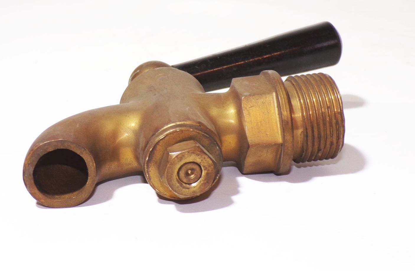Zapfhahn Messing vintage Ablaufhahn