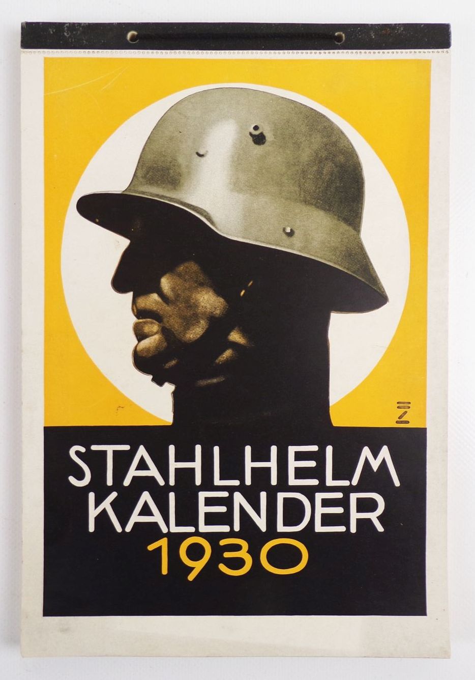Stahlhelm Kalender 1930 Ludwig Hohlwein Vollständig 