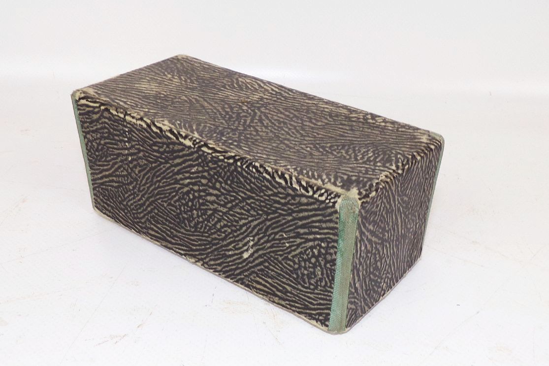 Alte Glasdia Wohnraum Stoff 1950 1960 er Inneneinrichtung Dia 