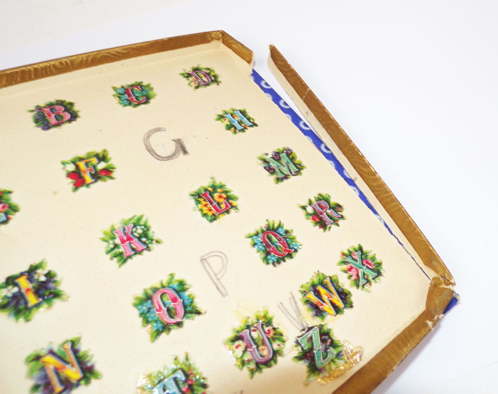 Alte Schokoladen Schachtel Clemen ABC Schokolade Döbeln um 1930 Reklame