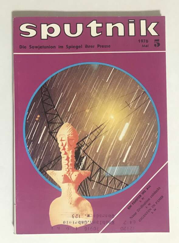 Sputnik Hefte UDSSR Bücher verschiedene Jahrgänge 1971 bis 1976