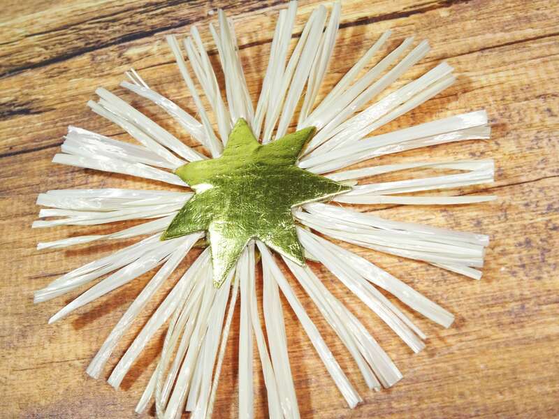 Alter Christbaumschmuck 9 Sternschnuppen Oblate Sterne Baumschmuck Weihnachtsschmuck