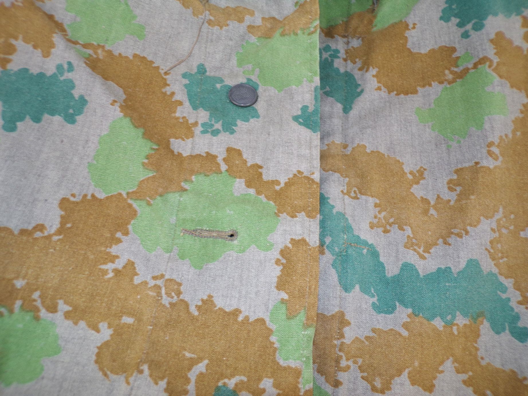 NVA Flächentarn Jacke Blumentarn Größe 1 Volksarmee Feldjacke Tarnjacke 